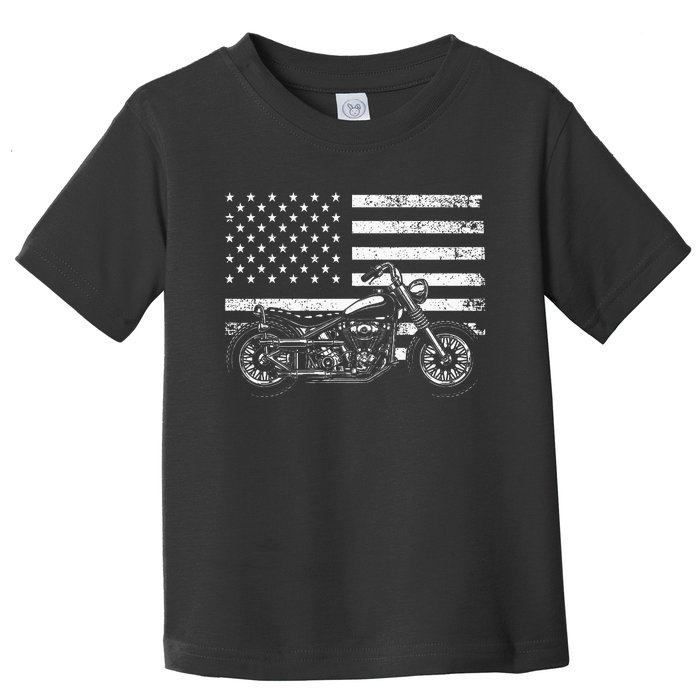 Cool Motorcycle Design For Women Motorcycle Rider Toddler T-Shirt