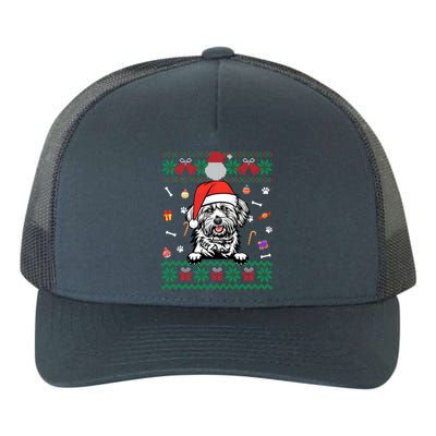 Cute Maltese Dog Ugly Christmas Santa Hat Xmas Gift Yupoong Adult 5-Panel Trucker Hat