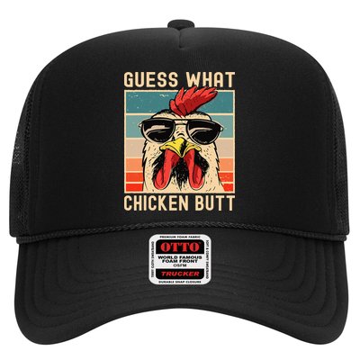 Chicken Meme Design Guess What Chicken Butt Trucker Hat