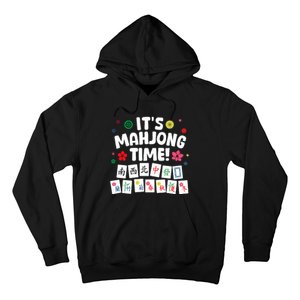 Cute Mahjong Design For Tile Game Mahjong Player Hoodie