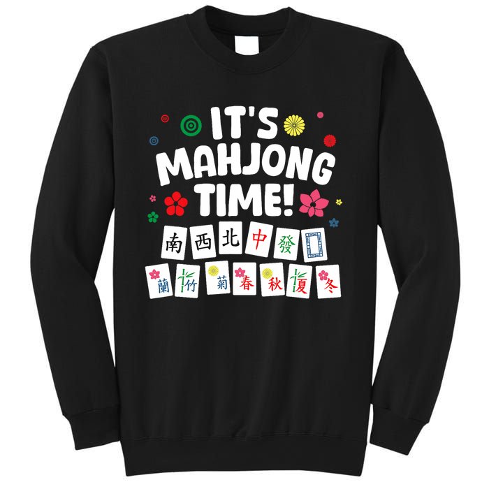 Cute Mahjong Design For Tile Game Mahjong Player Sweatshirt