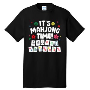 Cute Mahjong Design For Tile Game Mahjong Player Tall T-Shirt