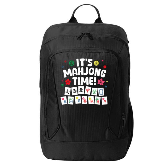 Cute Mahjong Design For Tile Game Mahjong Player City Backpack