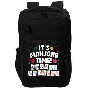 Cute Mahjong Design For Tile Game Mahjong Player Impact Tech Backpack