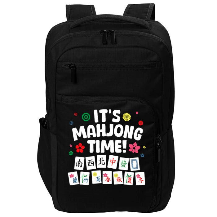 Cute Mahjong Design For Tile Game Mahjong Player Impact Tech Backpack