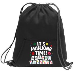 Cute Mahjong Design For Tile Game Mahjong Player Sweatshirt Cinch Pack Bag