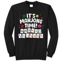 Cute Mahjong Design For Tile Game Mahjong Player Tall Sweatshirt