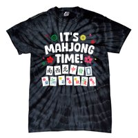 Cute Mahjong Design For Tile Game Mahjong Player Tie-Dye T-Shirt