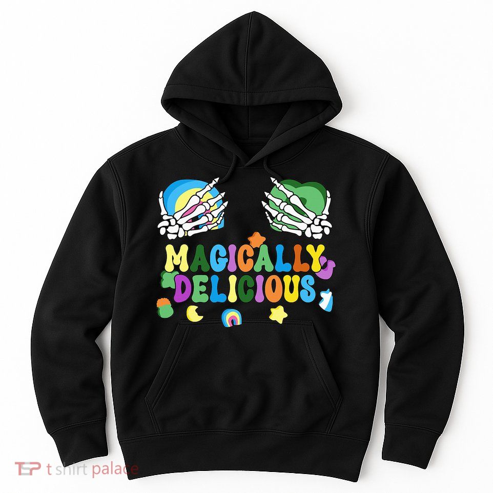 Colorful Magically Delicious Sexy Shamrock St Patrick's Day Hoodie