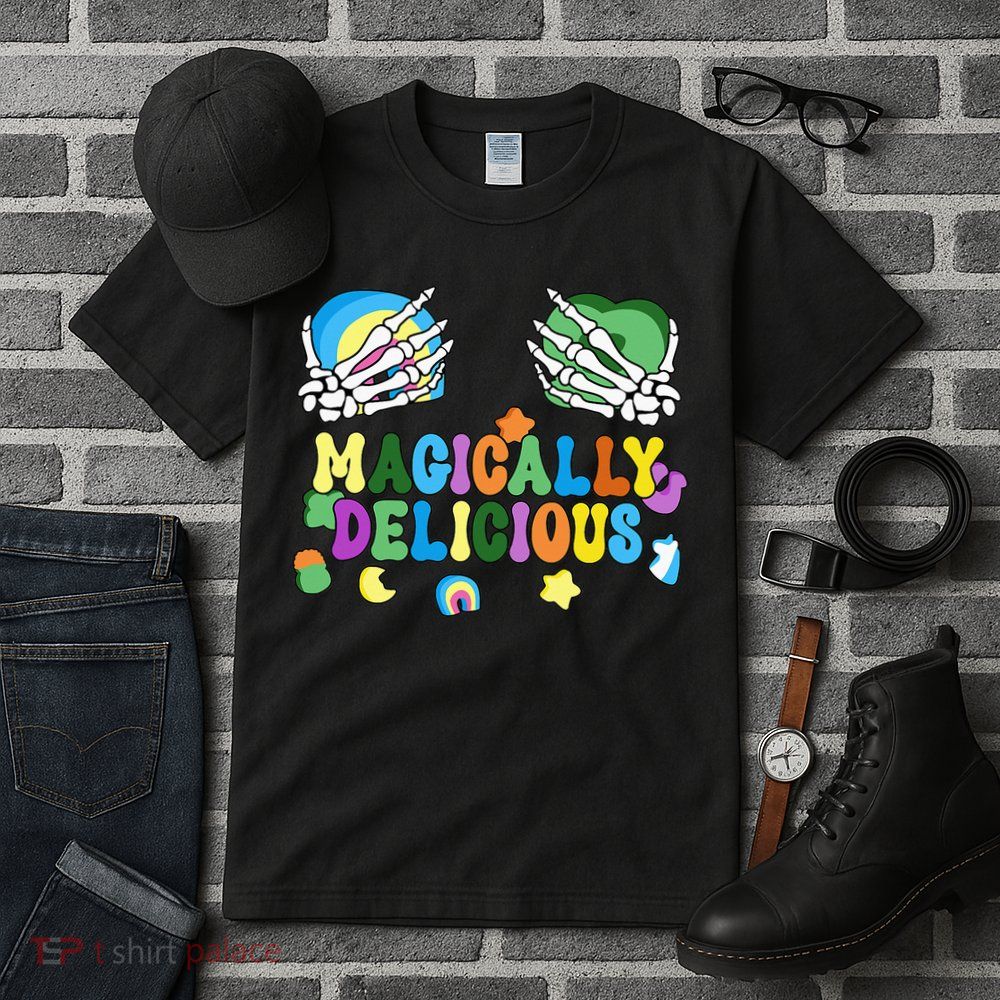 Colorful Magically Delicious Sexy Shamrock St Patrick's Day Tall T-Shirt
