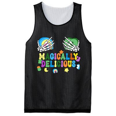 Colorful Magically Delicious Sexy Shamrock St Patrick's Day Mesh Reversible Basketball Jersey Tank