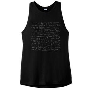 Cool Math Equations Work Board Ladies PosiCharge Tri-Blend Wicking Tank