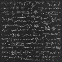Cool Math Equations Work Board 25L Jumbo Tote