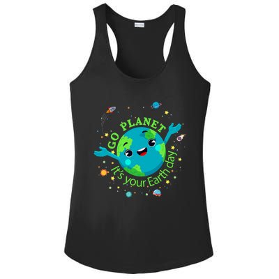 Cute Mother Earth Day Save Our Planet Women Girl Ladies PosiCharge Competitor Racerback Tank