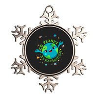 Cute Mother Earth Day Save Our Planet Women Girl Metallic Star Ornament