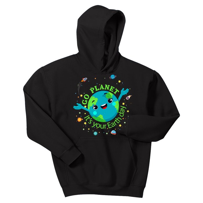 Cute Mother Earth Day Save Our Planet Women Girl Kids Hoodie