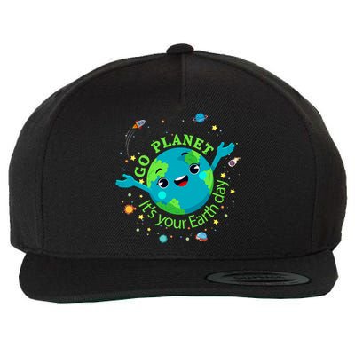 Cute Mother Earth Day Save Our Planet Women Girl Wool Snapback Cap