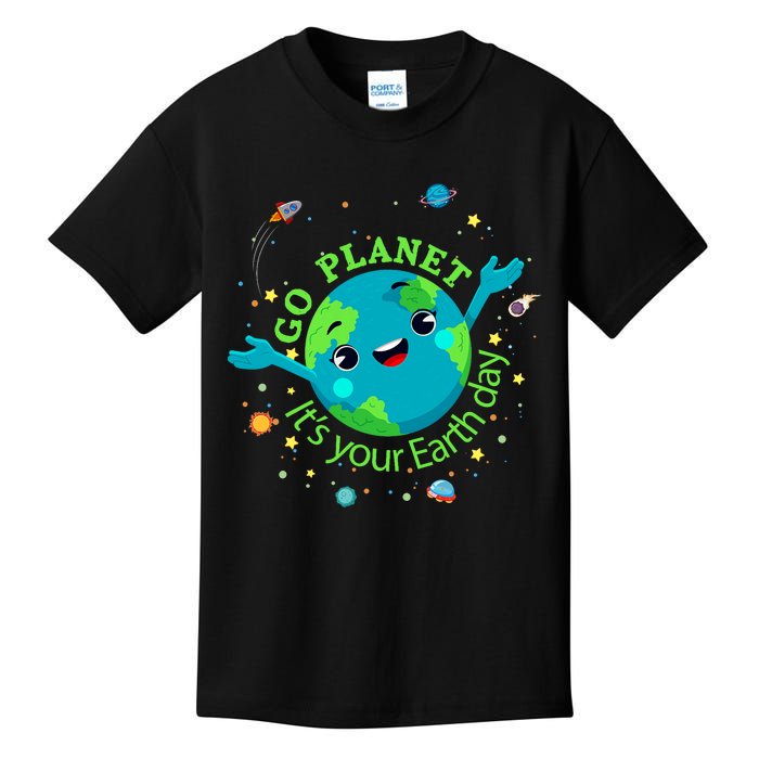 Cute Mother Earth Day Save Our Planet Women Girl Kids T-Shirt