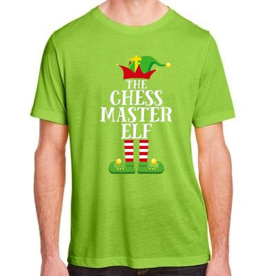 Chess Master Elf Family Matching Christmas Elf Group Pj Adult ChromaSoft Performance T-Shirt