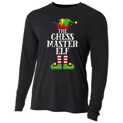 Chess Master Elf Family Matching Christmas Elf Group Pj Cooling Performance Long Sleeve Crew