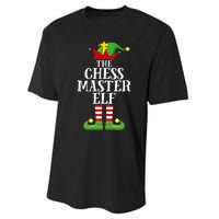 Chess Master Elf Family Matching Christmas Elf Group Pj Performance Sprint T-Shirt