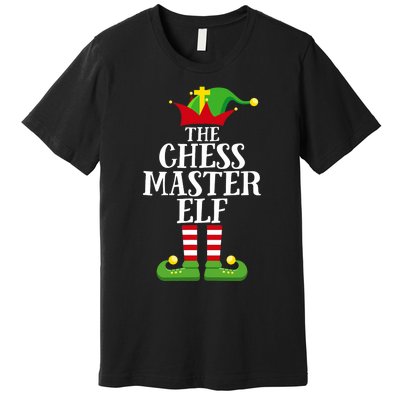 Chess Master Elf Family Matching Christmas Elf Group Pj Premium T-Shirt