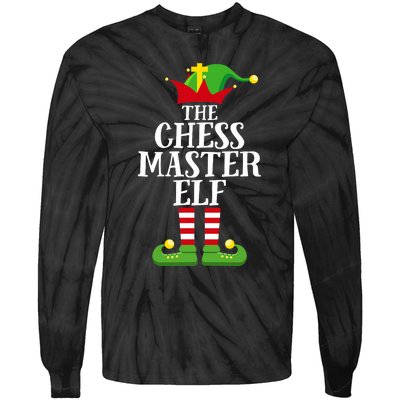 Chess Master Elf Family Matching Christmas Elf Group Pj Tie-Dye Long Sleeve Shirt