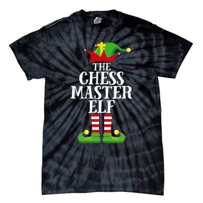 Chess Master Elf Family Matching Christmas Elf Group Pj Tie-Dye T-Shirt