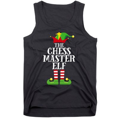 Chess Master Elf Family Matching Christmas Elf Group Pj Tank Top