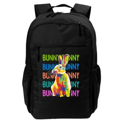 Cute Multicolor Easter Bunny Rabbit Backpack