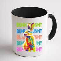 Cute Multicolor Easter Bunny Rabbit Mug