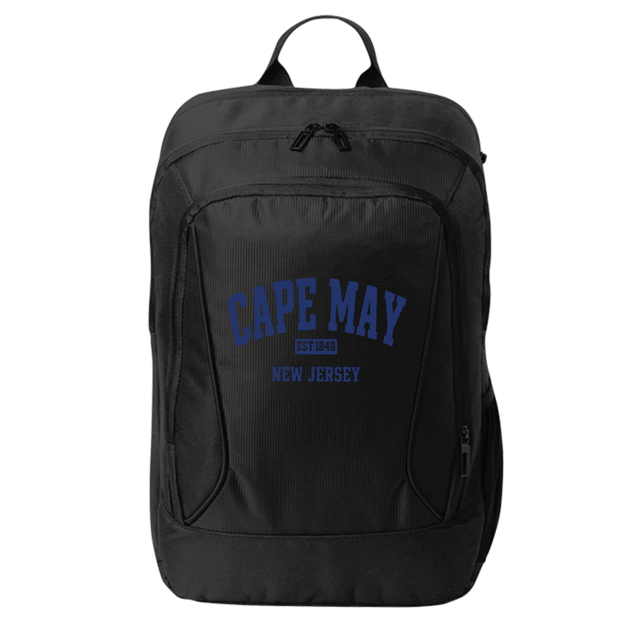 Cape May Est 1848 New Jersey City Backpack