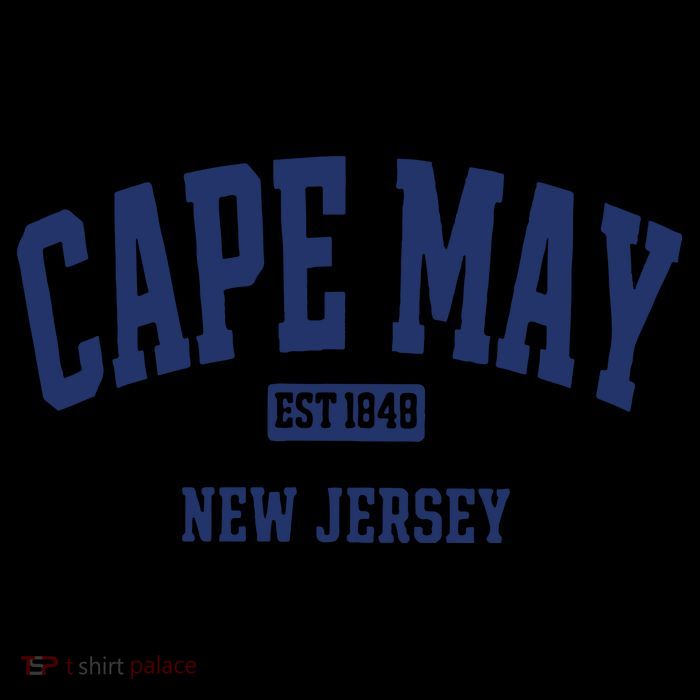 Cape May Est 1848 New Jersey Drawstring Bag