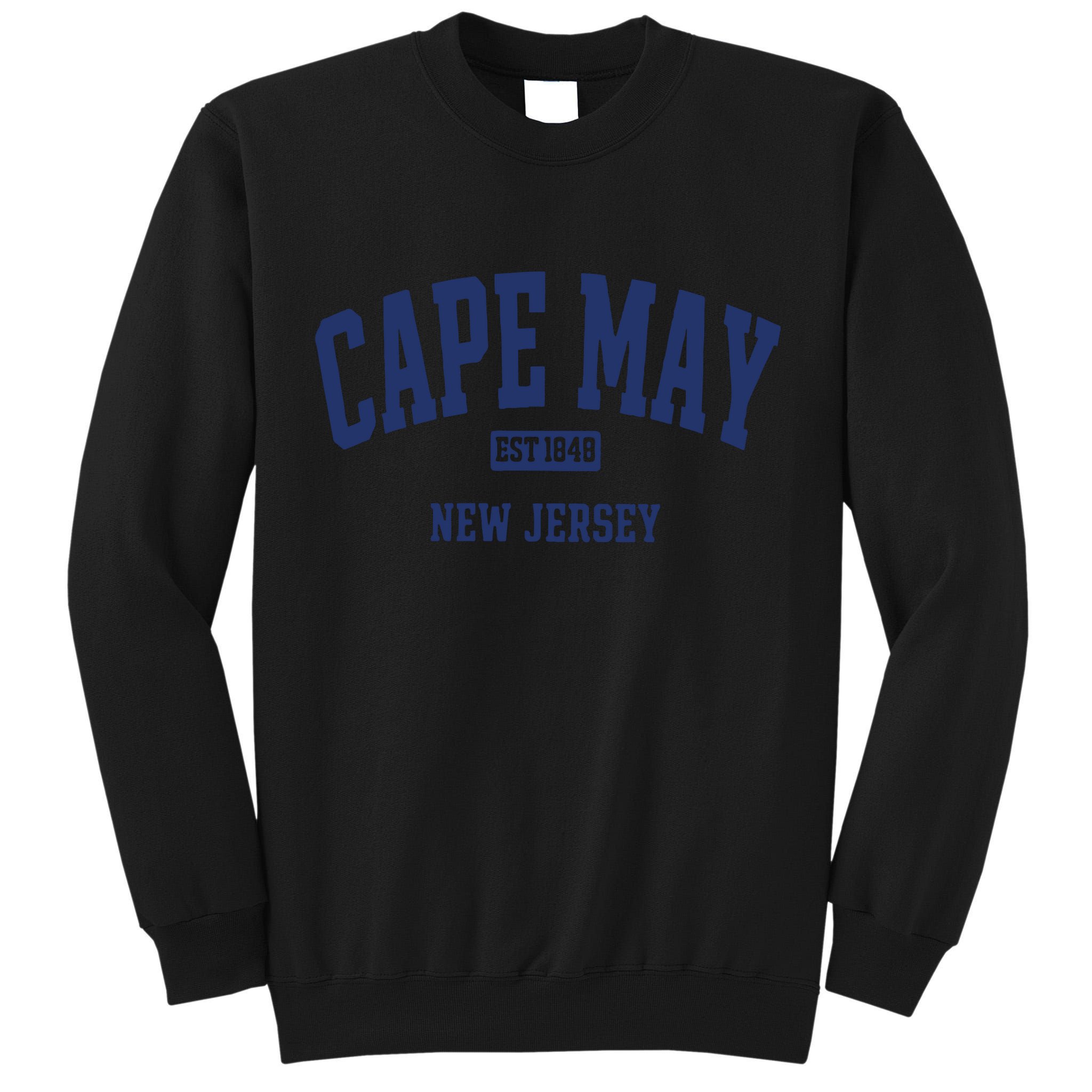 Cape May Est 1848 New Jersey Tall Sweatshirt