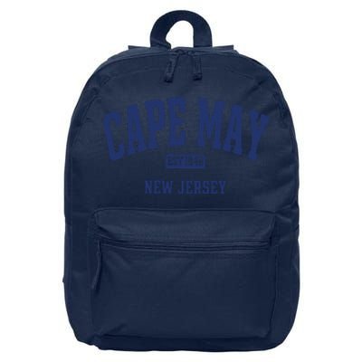 Cape May Est 1848 New Jersey 16 in Basic Backpack