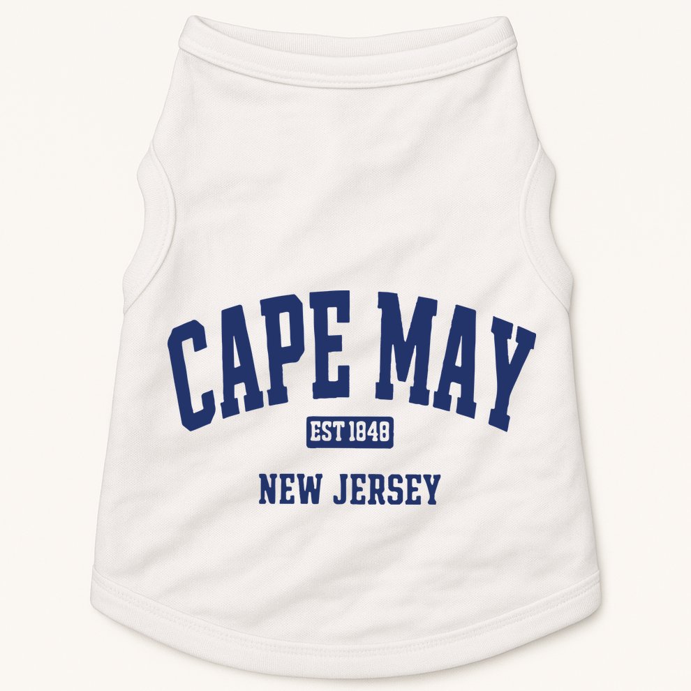 Cape May Est 1848 New Jersey Doggie Tank