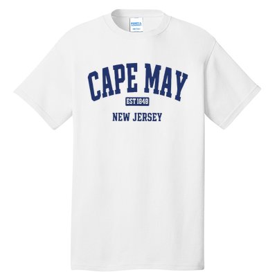 Cape May Est 1848 New Jersey Tall T-Shirt