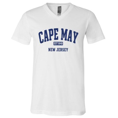 Cape May Est 1848 New Jersey V-Neck T-Shirt