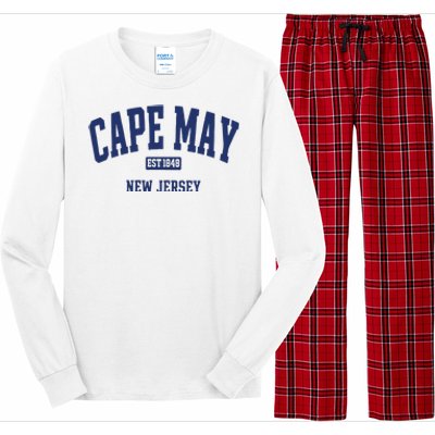 Cape May Est 1848 New Jersey Long Sleeve Pajama Set