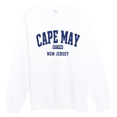 Cape May Est 1848 New Jersey Premium Crewneck Sweatshirt