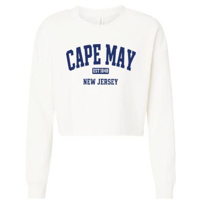 Cape May Est 1848 New Jersey Cropped Pullover Crew
