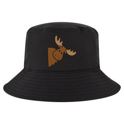 Cute Moose Elk Deer Funny Alaska Moose Cool Comfort Performance Bucket Hat