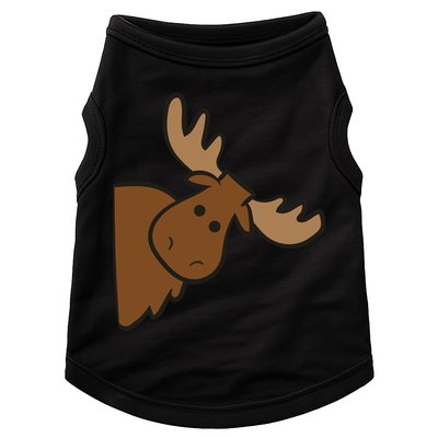 Cute Moose Elk Deer Funny Alaska Moose Doggie Tank