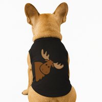 Cute Moose Elk Deer Funny Alaska Moose Doggie Tank
