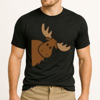 Cute Moose Elk Deer Funny Alaska Moose Cooling Performance Crew T-Shirt