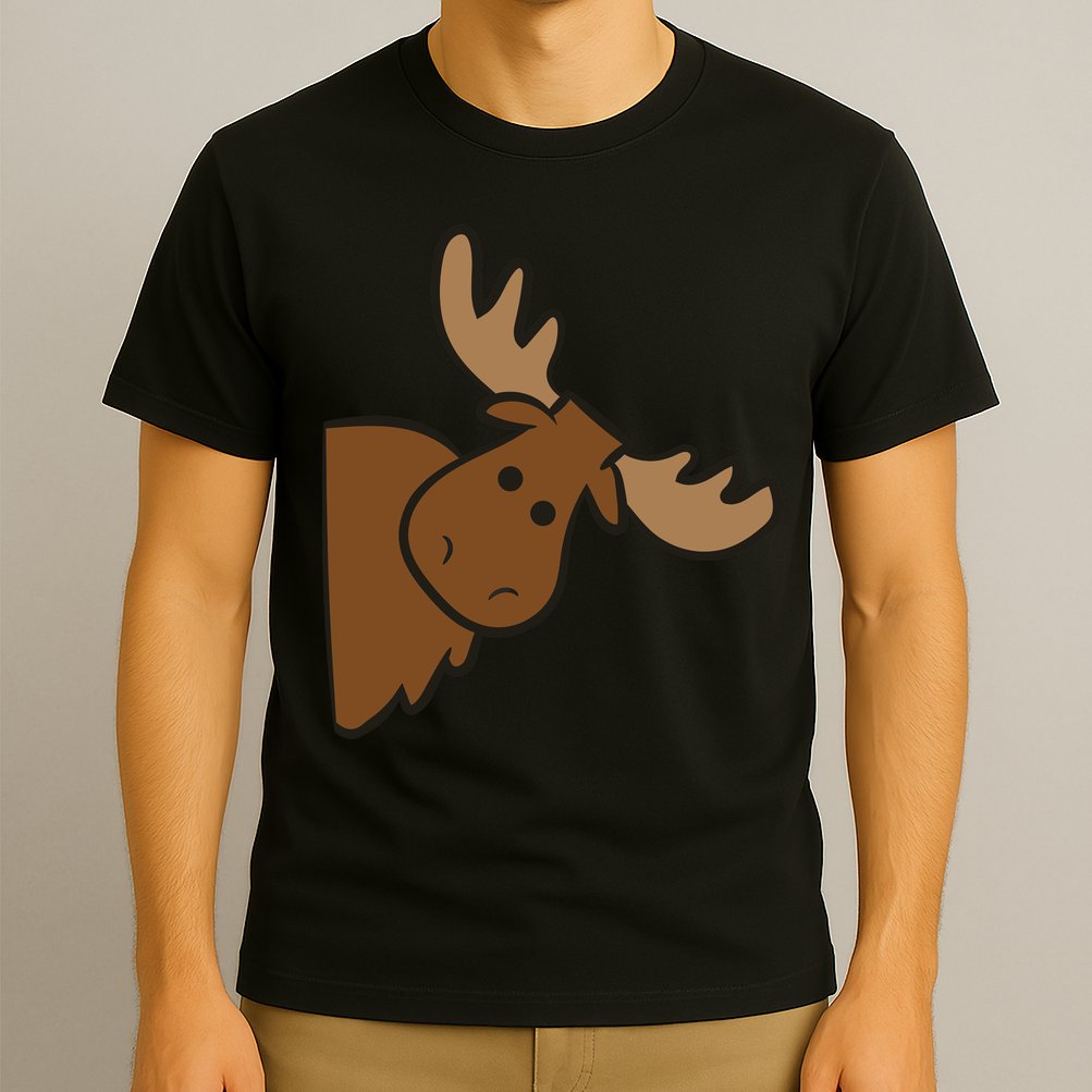 Cute Moose Elk Deer Funny Alaska Moose T-Shirt
