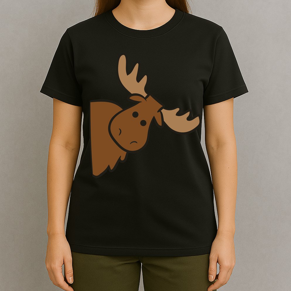 Cute Moose Elk Deer Funny Alaska Moose T-Shirt