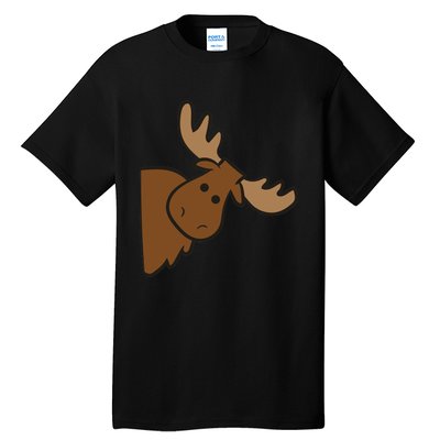 Cute Moose Elk Deer Funny Alaska Moose Tall T-Shirt