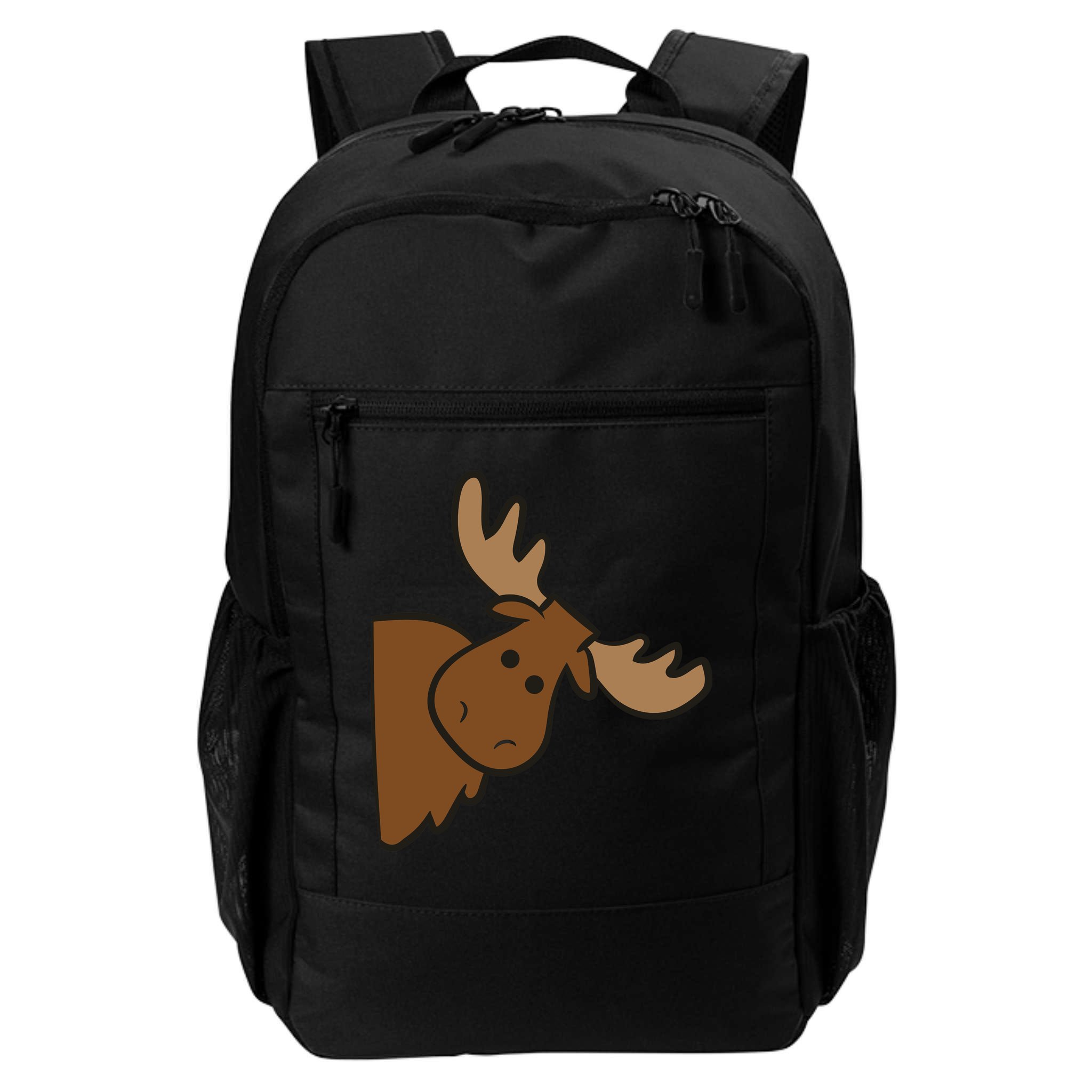 Cute Moose Elk Deer Funny Alaska Moose Backpack