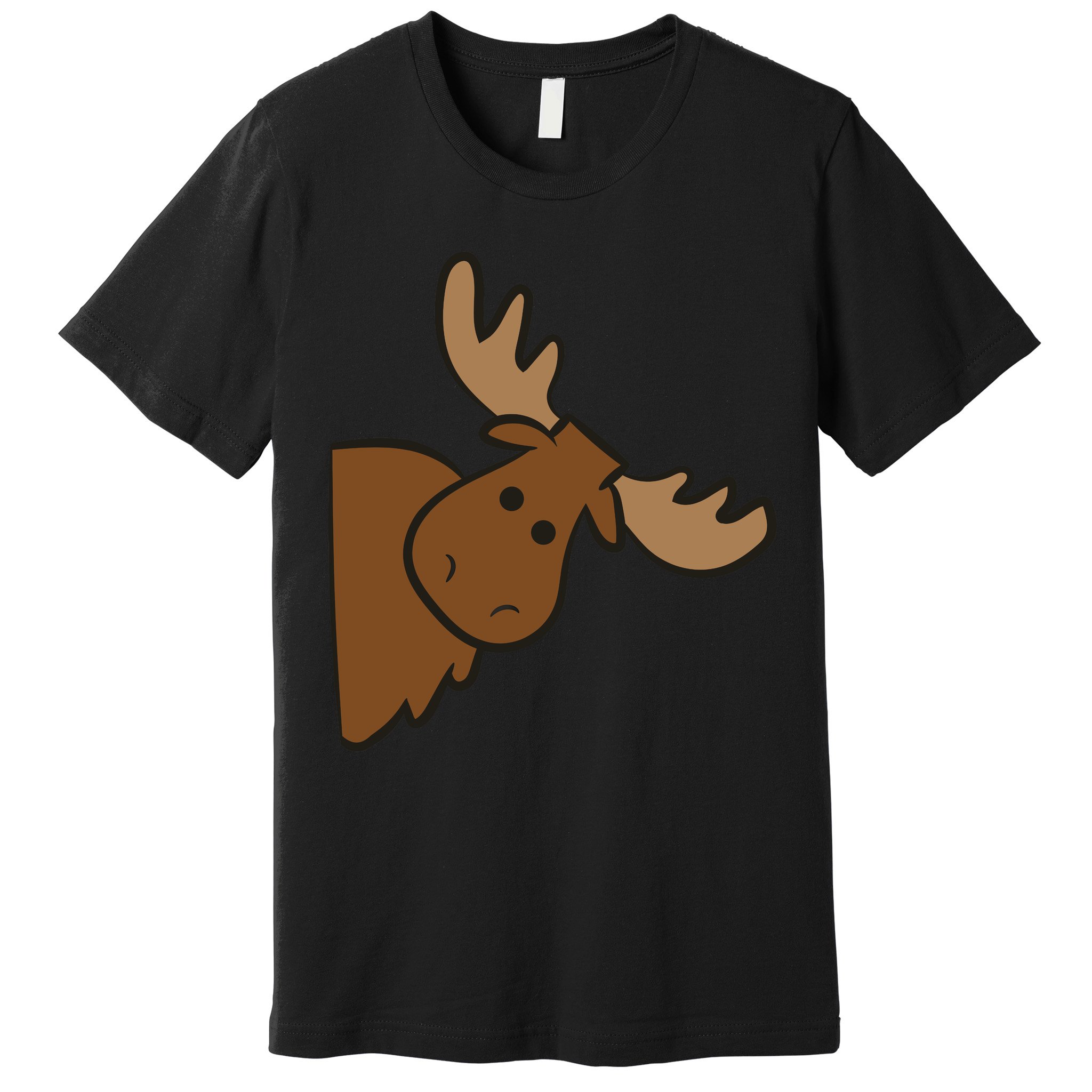 Cute Moose Elk Deer Funny Alaska Moose Premium T-Shirt